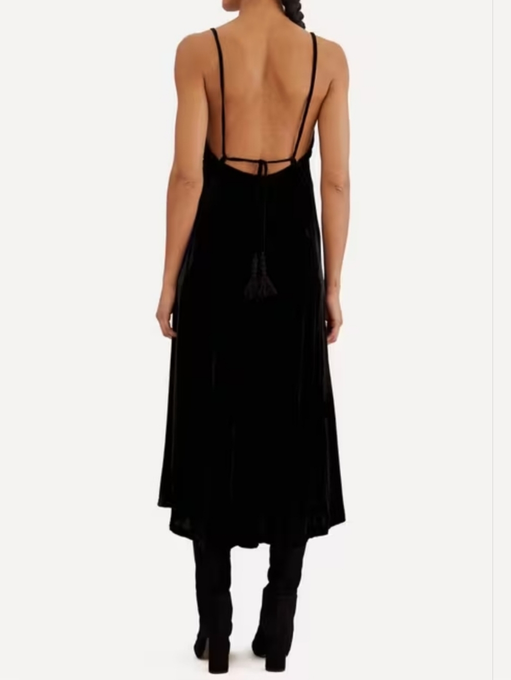 Farm Rio Richelieu Velvet Midi Dress - Picture 3 of 10